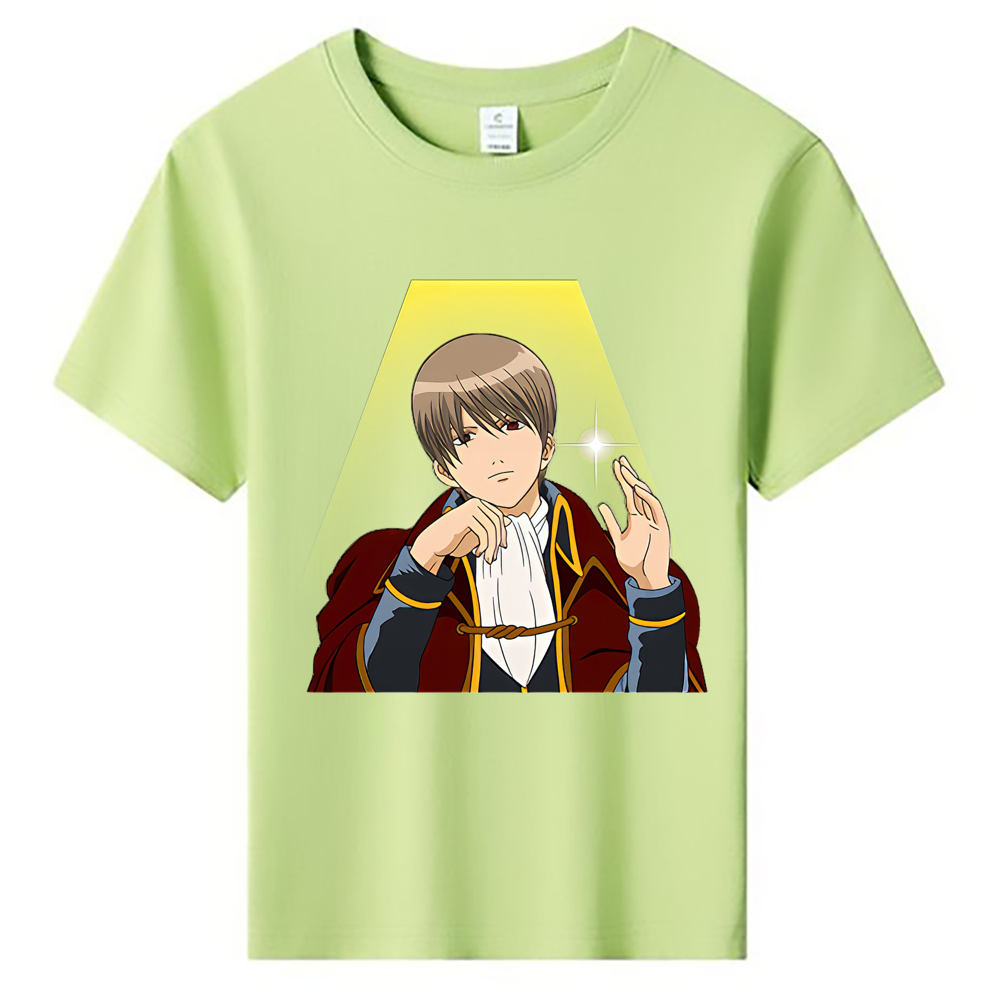 （画像用） ぎんたま 坂田銀時（さかたぎんとき） 神楽 志村新八（しむら しんぱち） GINTAMA Sakata Gintoki Kagura Shimura Shinpachi 綿100％キッズTシャツ（フロントプリント）
